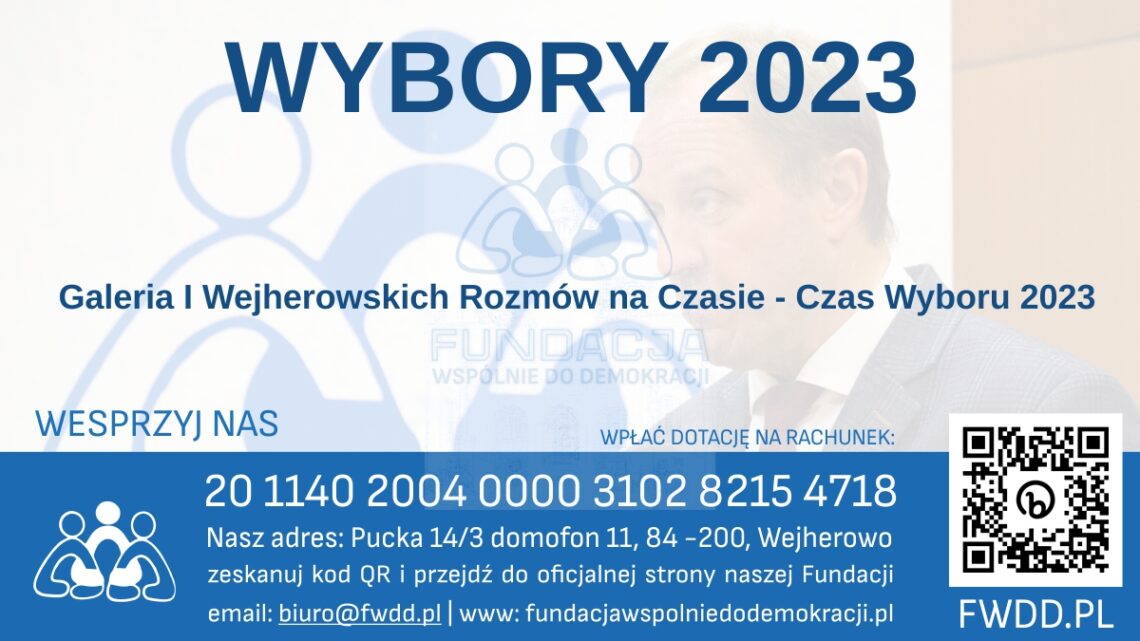 Galeria Fundacji Wspólnie do Demokracji z wydarzenia 2 lutego 2023 w WCK Wejherowo